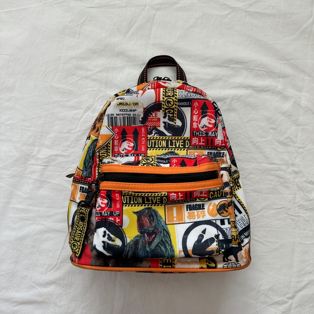 Universal Studios Jurassic Park Mini Backpack Jurassic World dinosaurs